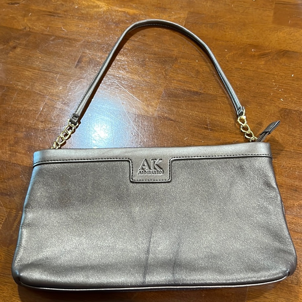 Anne Klein Vintage Leather Clutch